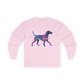 German Shorthaired Pointer Free Spirit Long Sleeve Tee in Light Pink