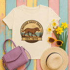 chesapeake bay retriever sniff-trail tee flat lay hero