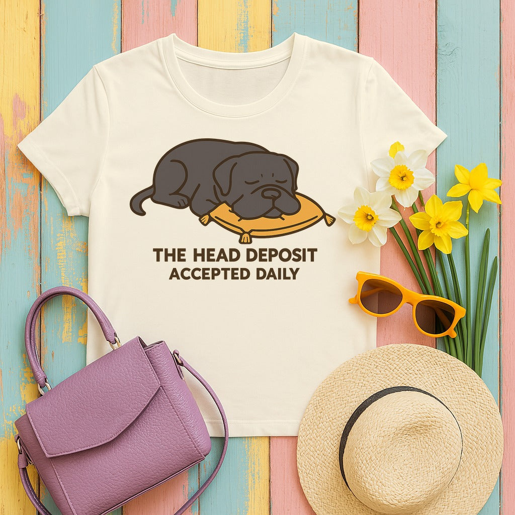 Cane Corso The Head Deposit Tee in Natural