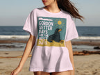 White t-shirt with "Gordon Setter Days Are the Best Days" text and dog graphic.