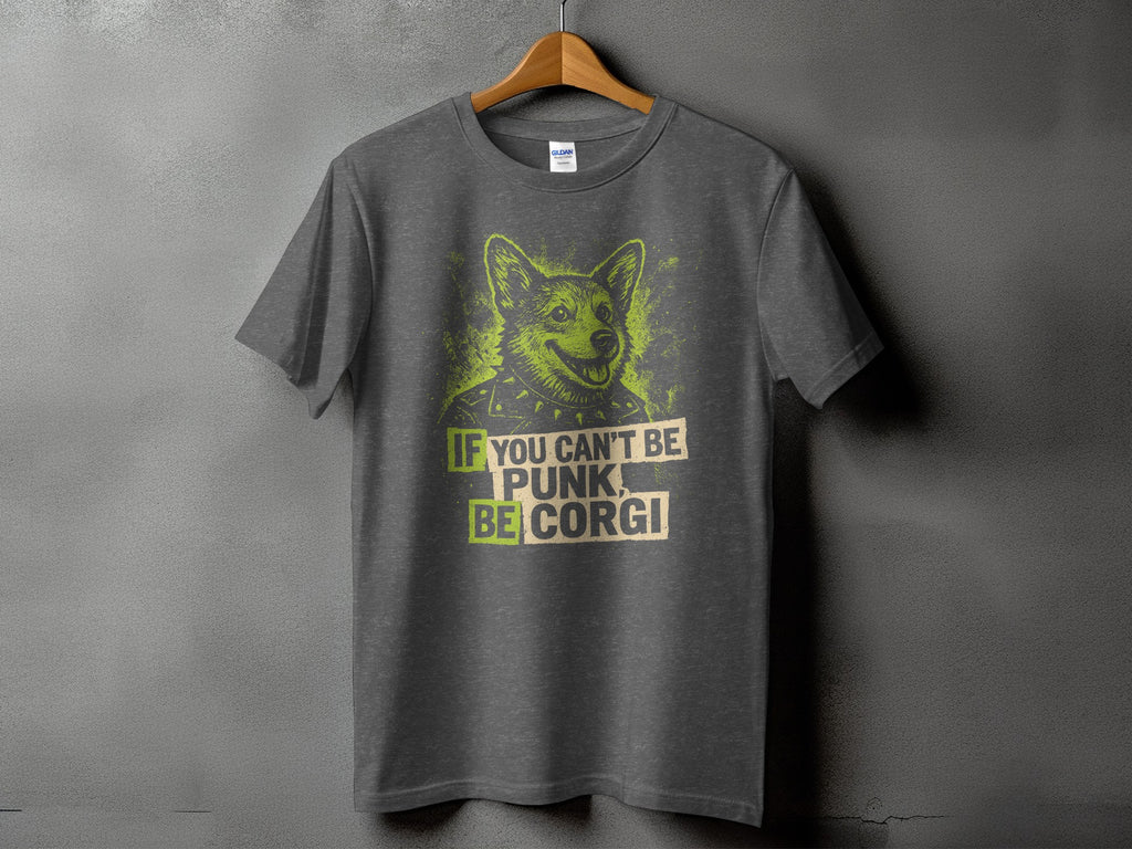 If You Can't Be Punk Be Corgi Graphic T-Shirt