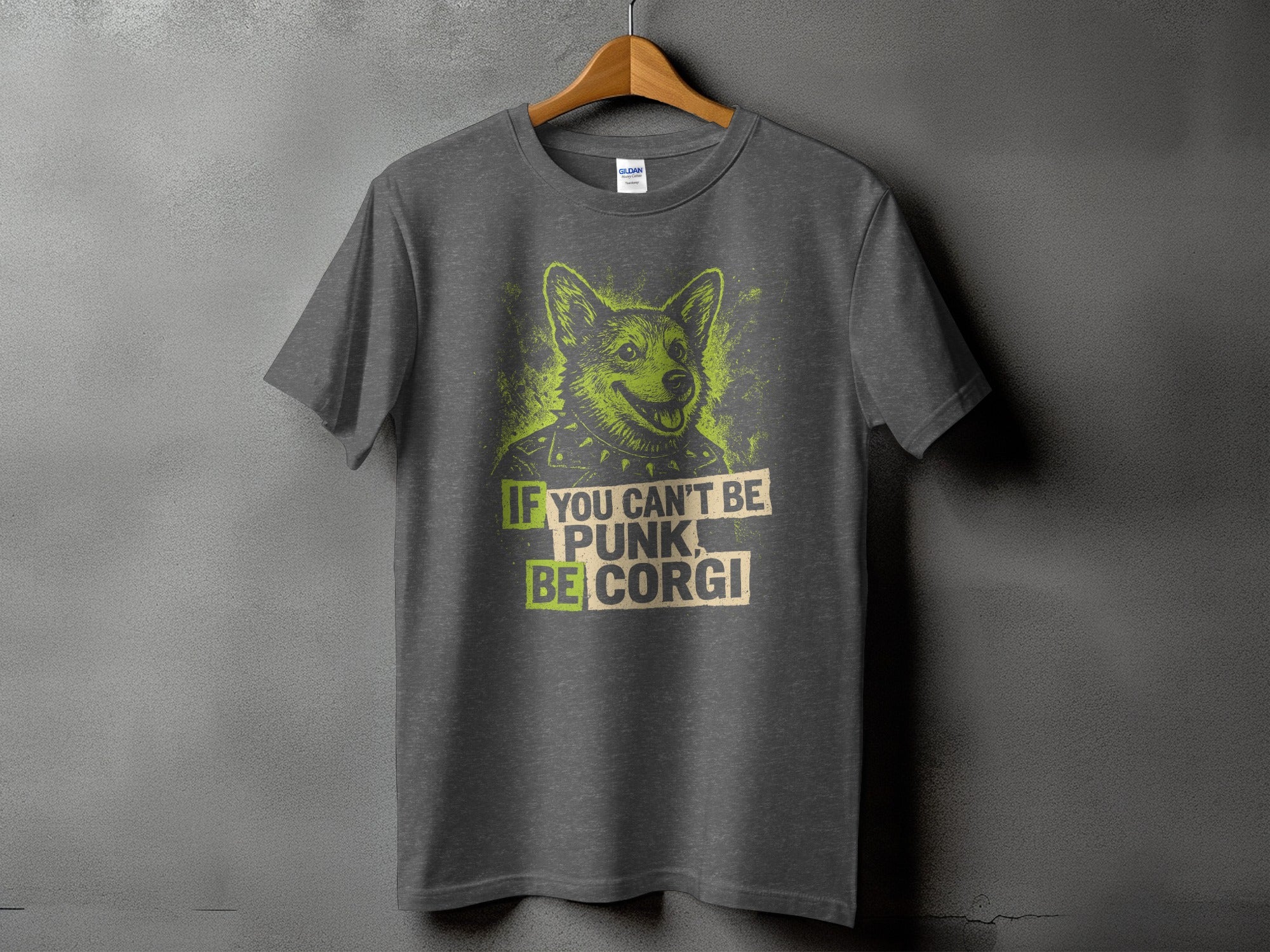 If You Can't Be Punk Be Corgi Graphic T-Shirt