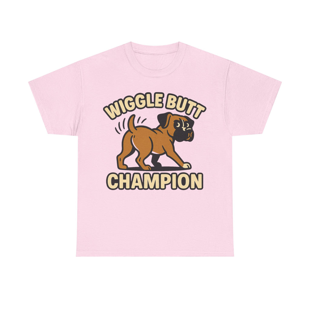 Boxer Dog Unisex Tee - Wiggle Butt Champion