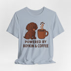 Boykin Spaniel Powered by Boykin & Coffee Tee