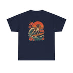 Surfing German Shorthaired Pointer On Waves T-Shirt