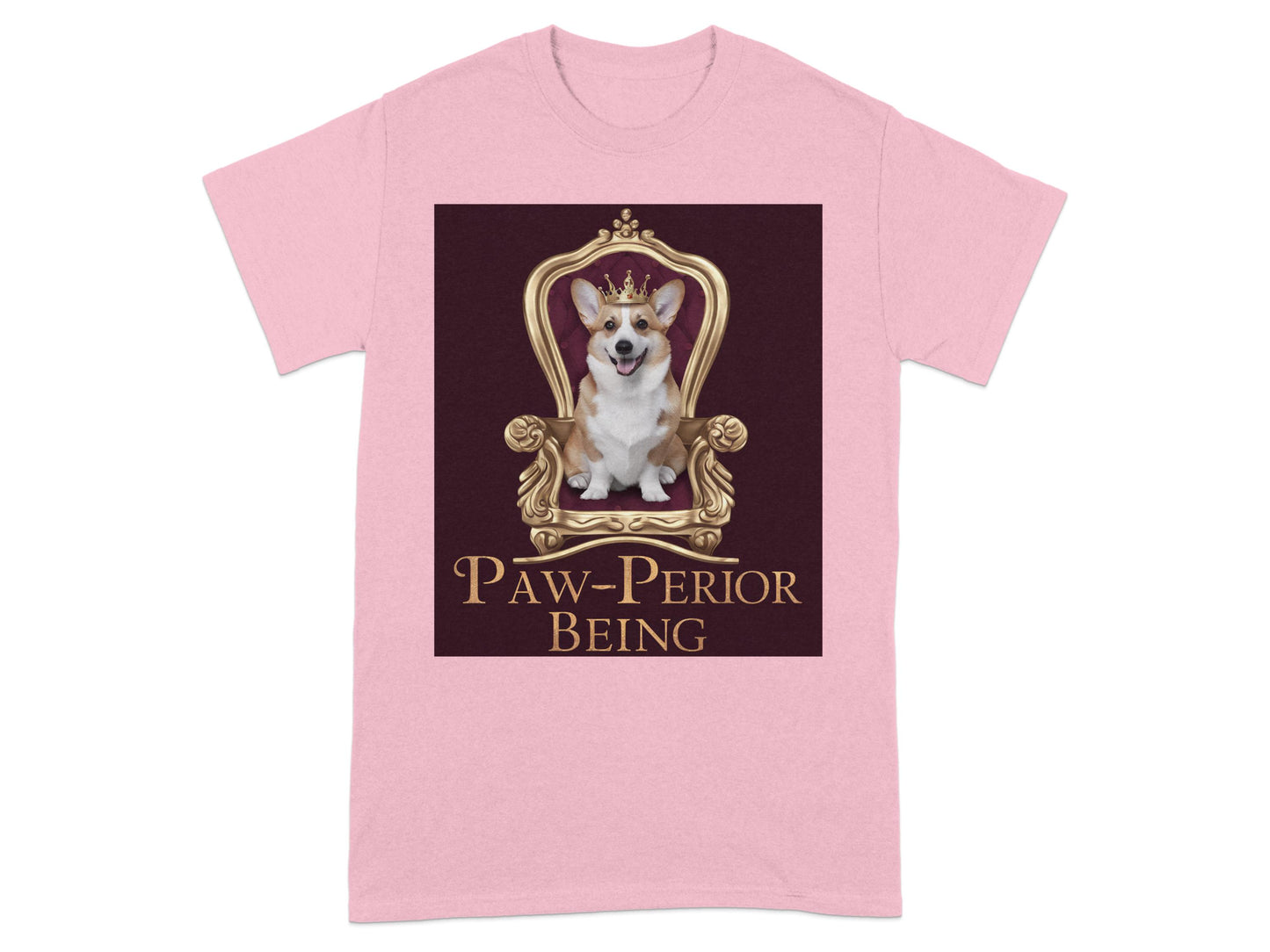 Regal Corgi Paw-Perior Being Graphic T-Shirt product type