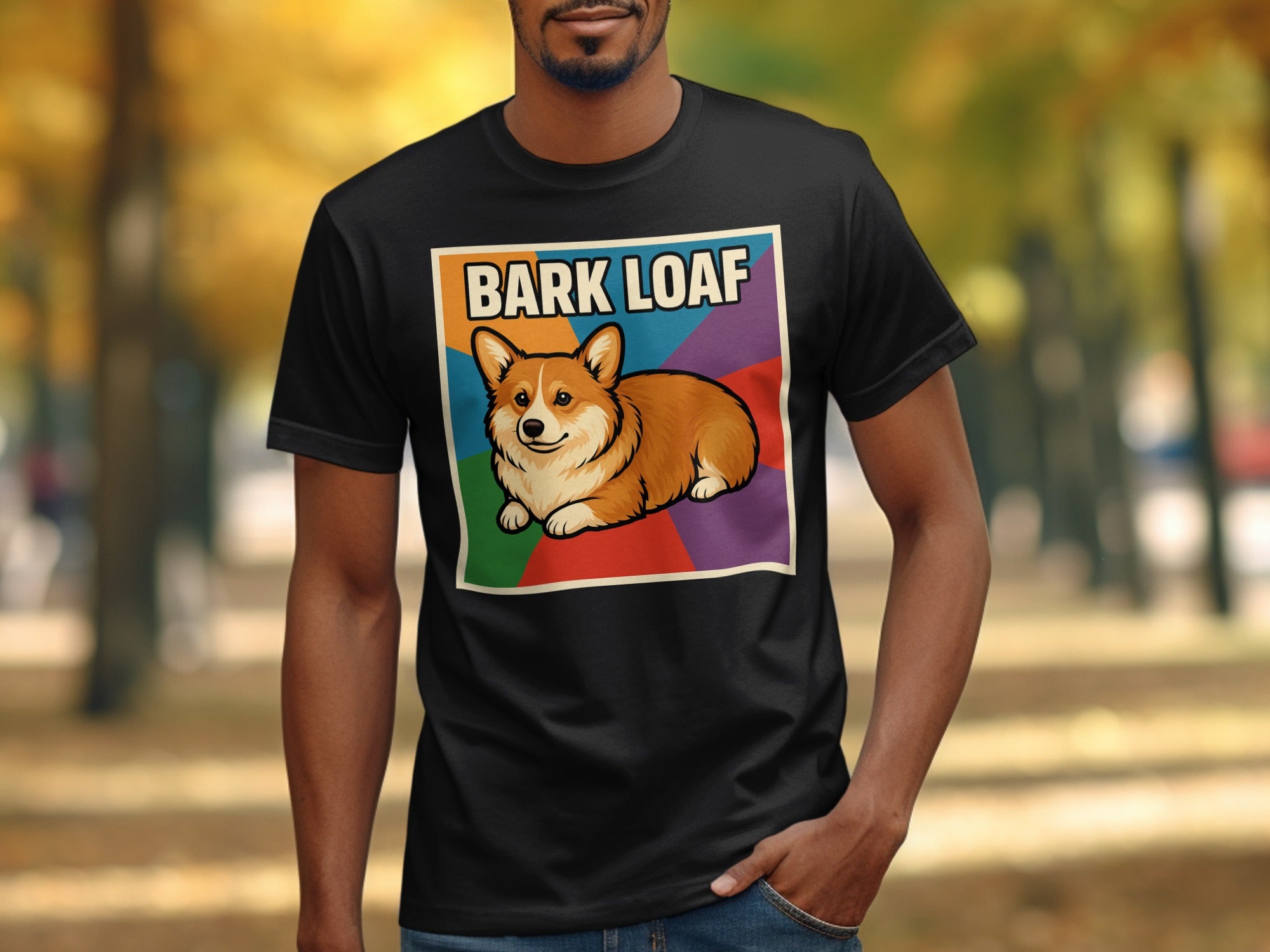 Bark Loaf Cute Corgi Graphic Print Shirt product