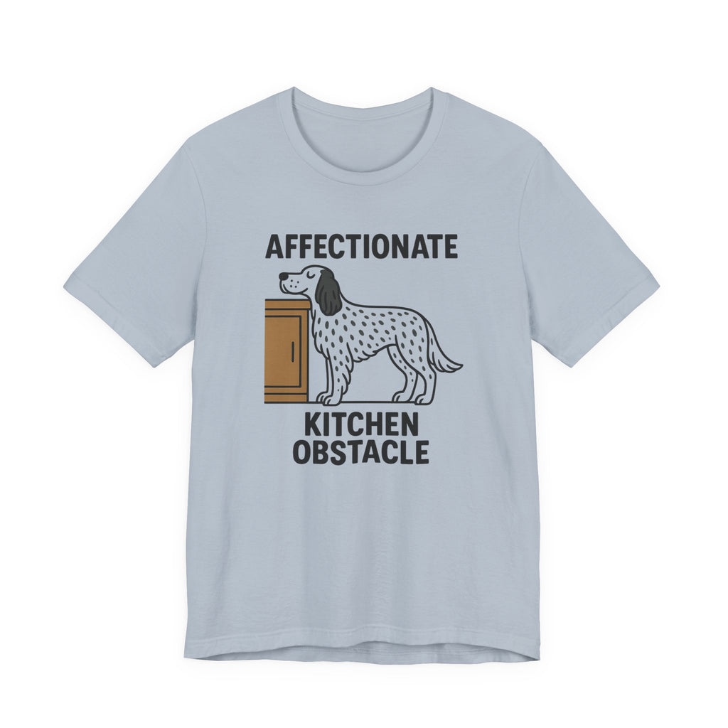 English Setter Affectionate Kitchen Obstacle Tee