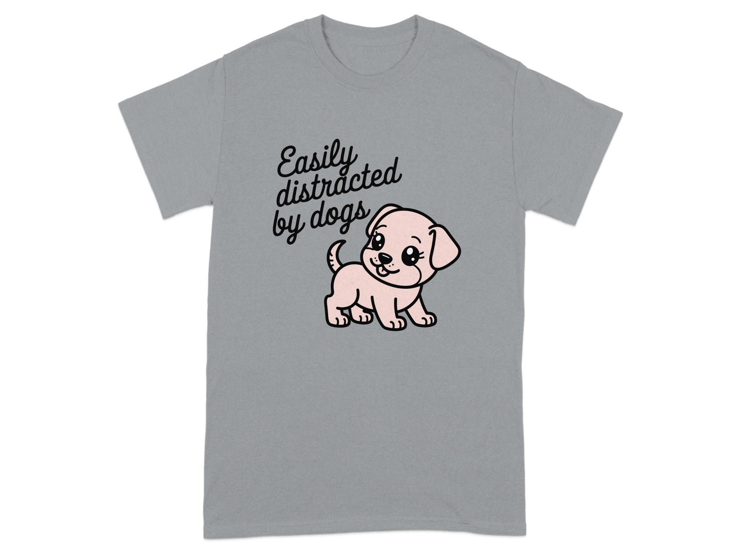 Easily Distracted by Dogs Graphic T-shirt product