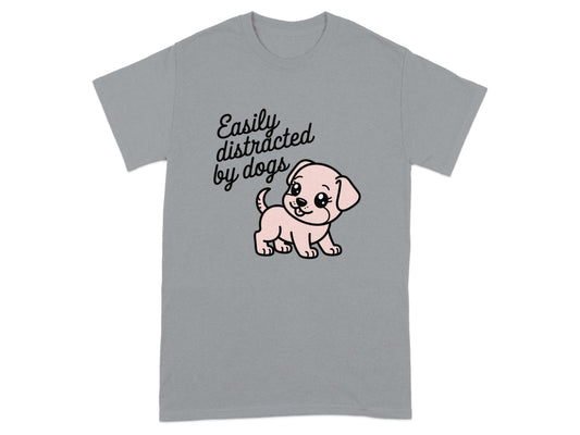 Easily Distracted by Dogs Graphic T-shirt product