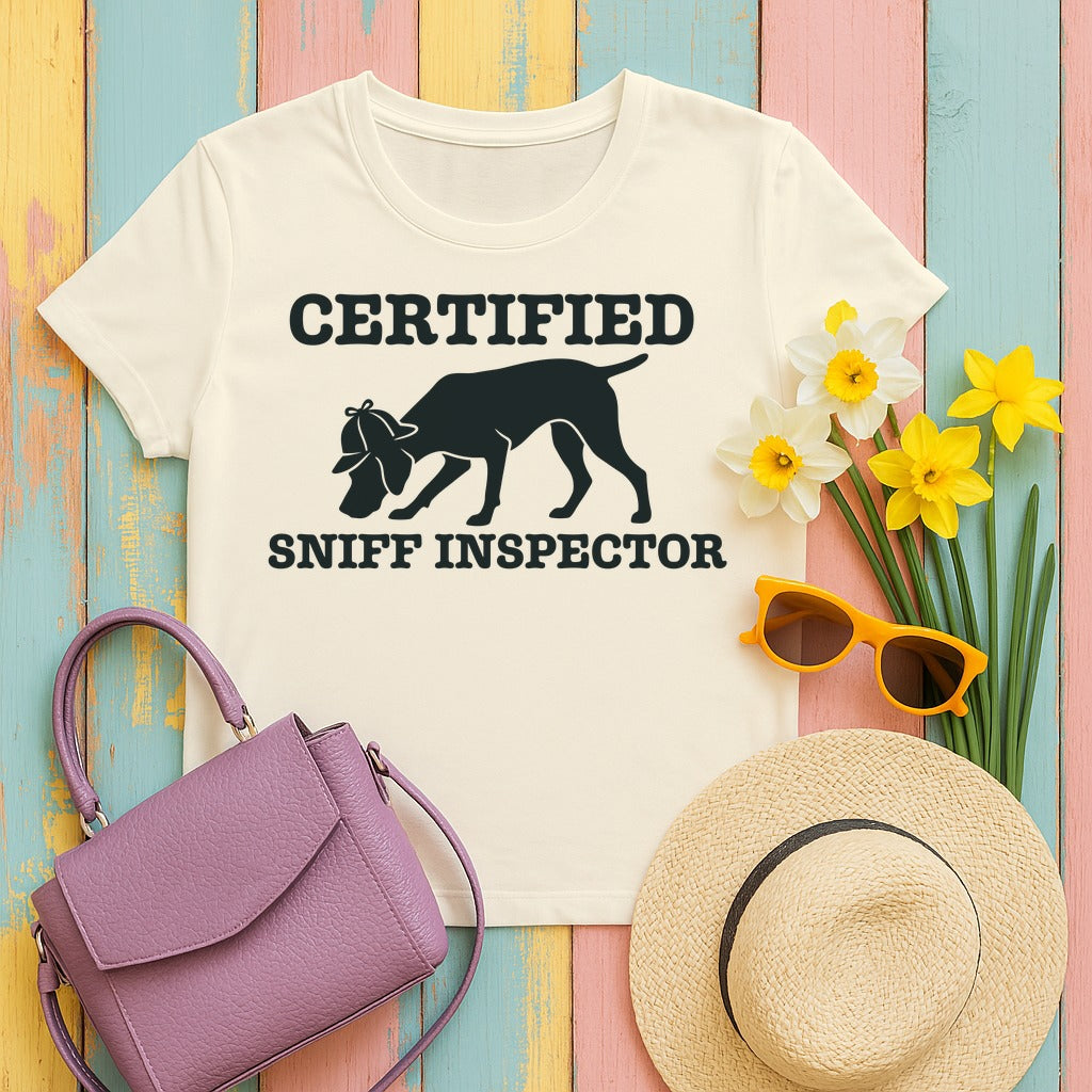 The Certified Sniff Inspector GSP T-shirt in Natural
