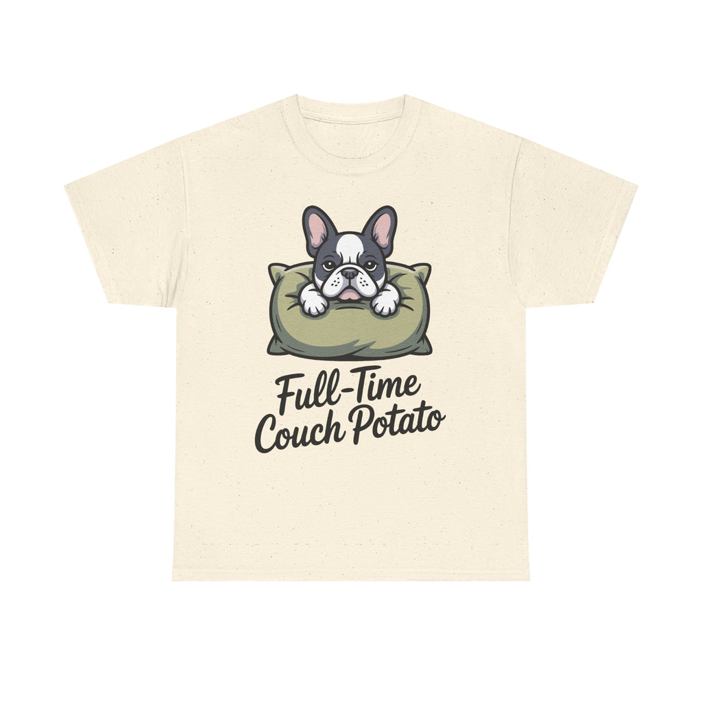 Full-Time Couch Potato Frenchie T-shirt
