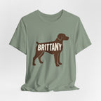 Brittany Spaniel Silhouette Tee
