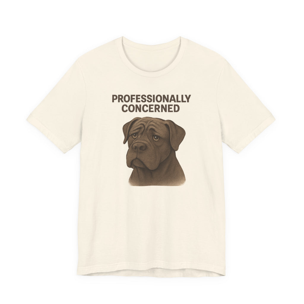 Cane Corso Professionally Concerned t-shirt, view 4