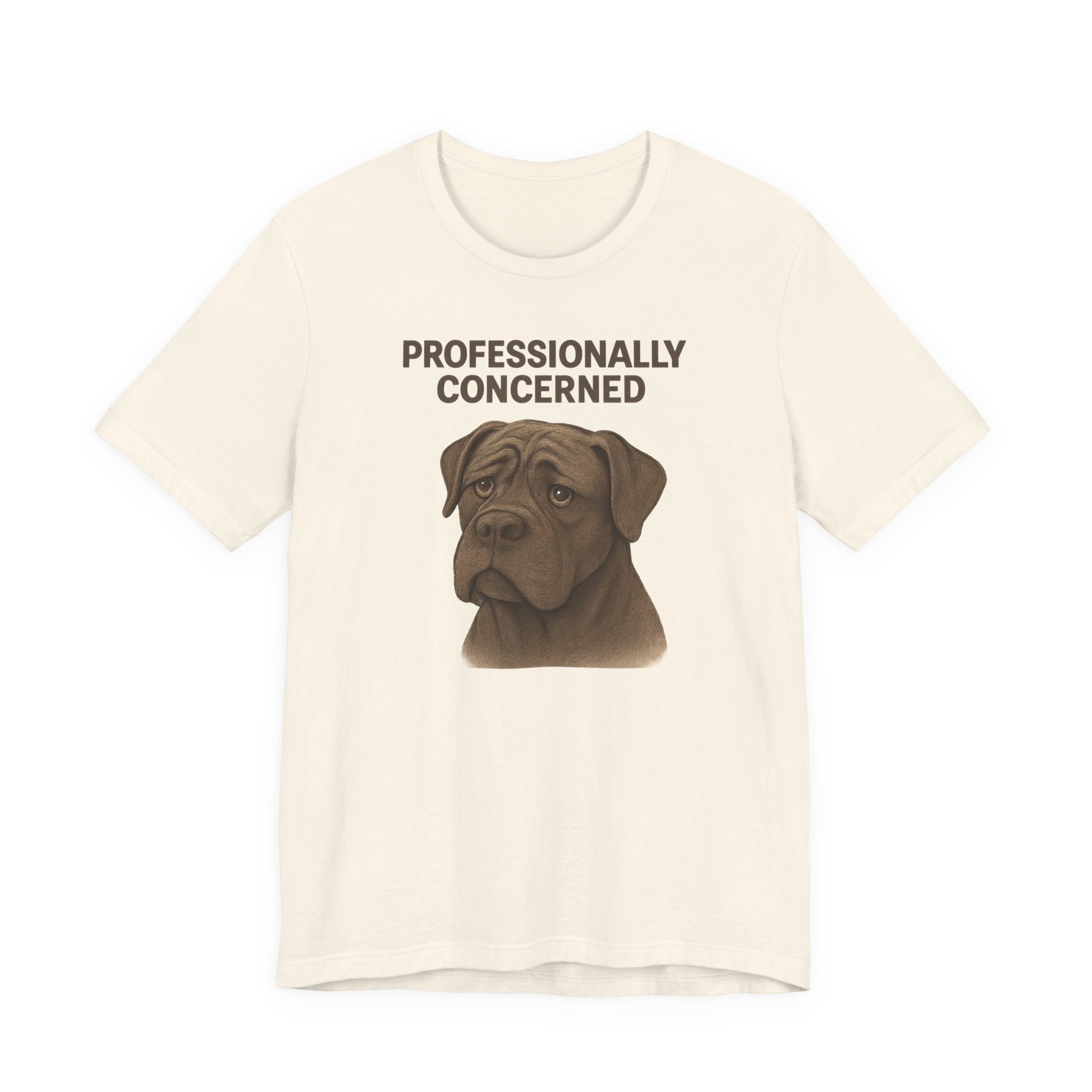 Cane Corso Professionally Concerned t-shirt, view 4
