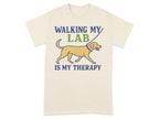 Walking My Lab Is My Therapy T-Shirt Product