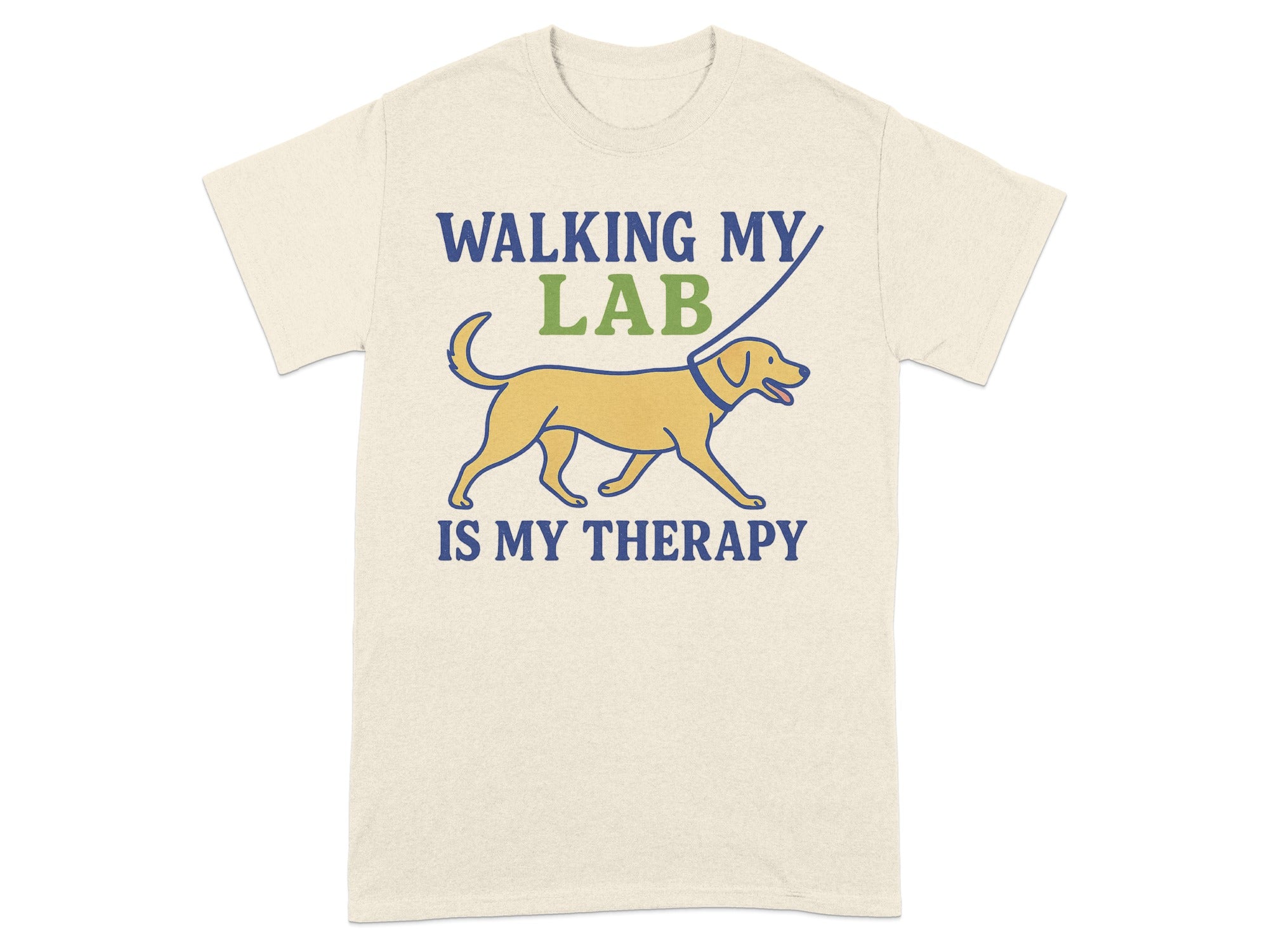 Walking My Lab Is My Therapy T-Shirt Product