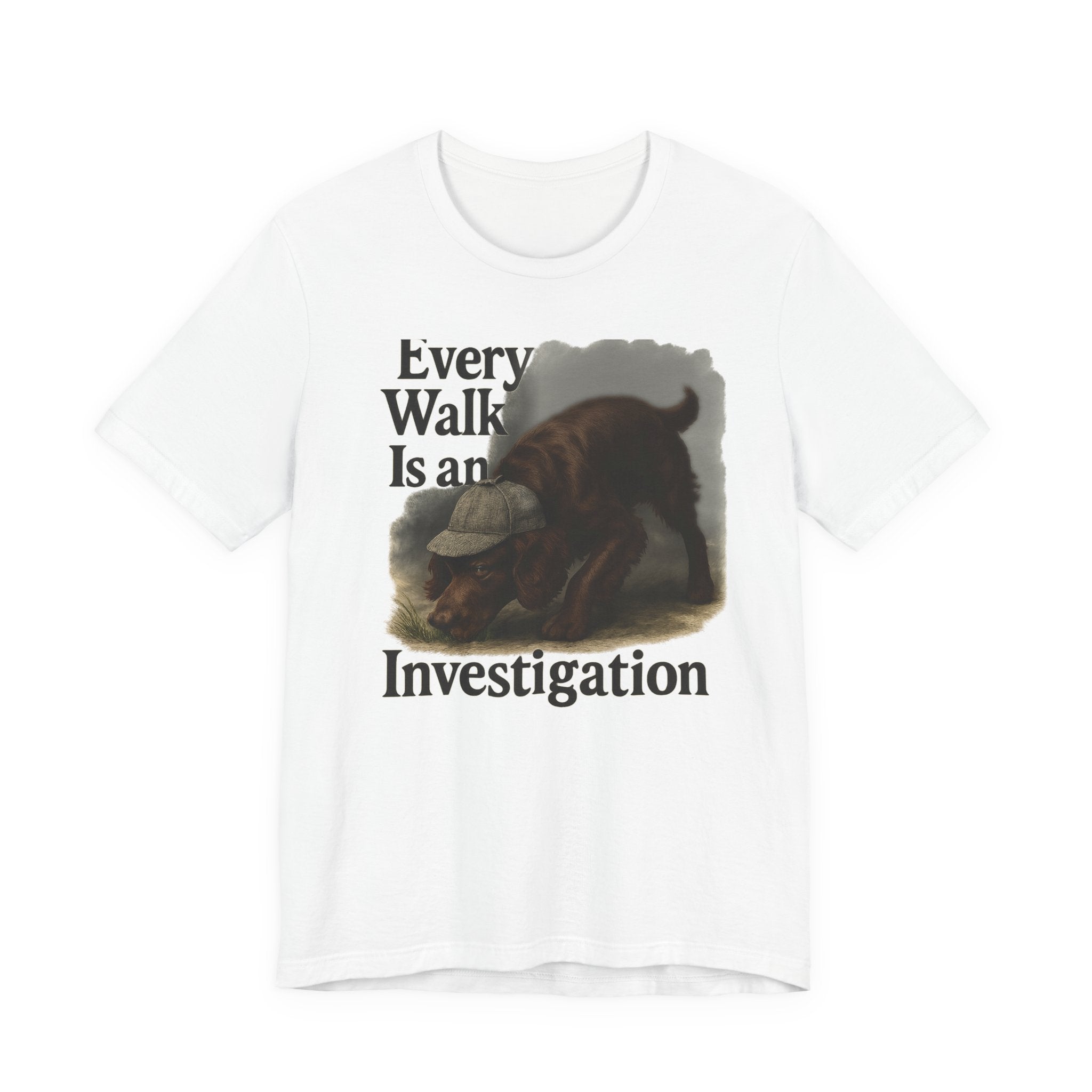 Boykin Spaniel Every Walk Is an Investigation Tee