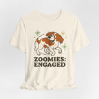 Brittany Spaniel Zoomies Engaged Tee