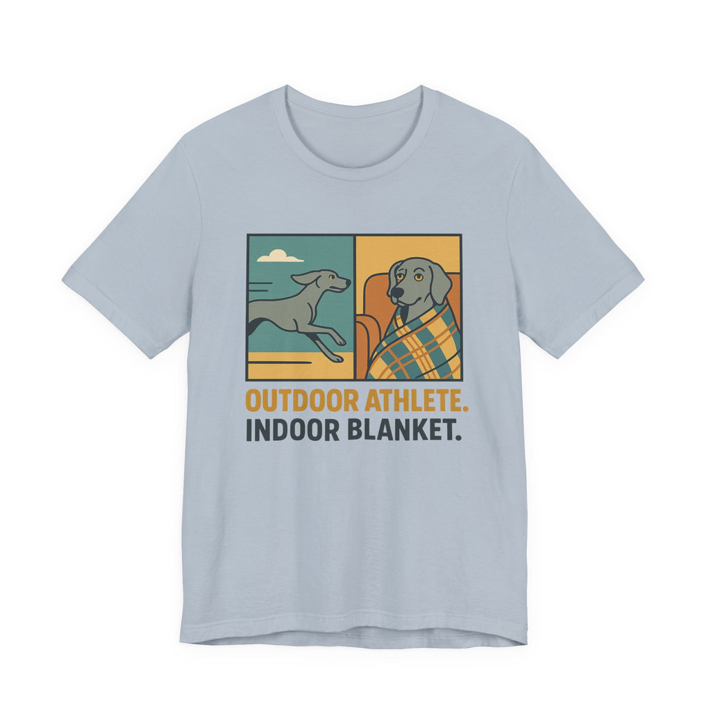 Weimaraner Outdoor Athlete Indoor Blanket Tee