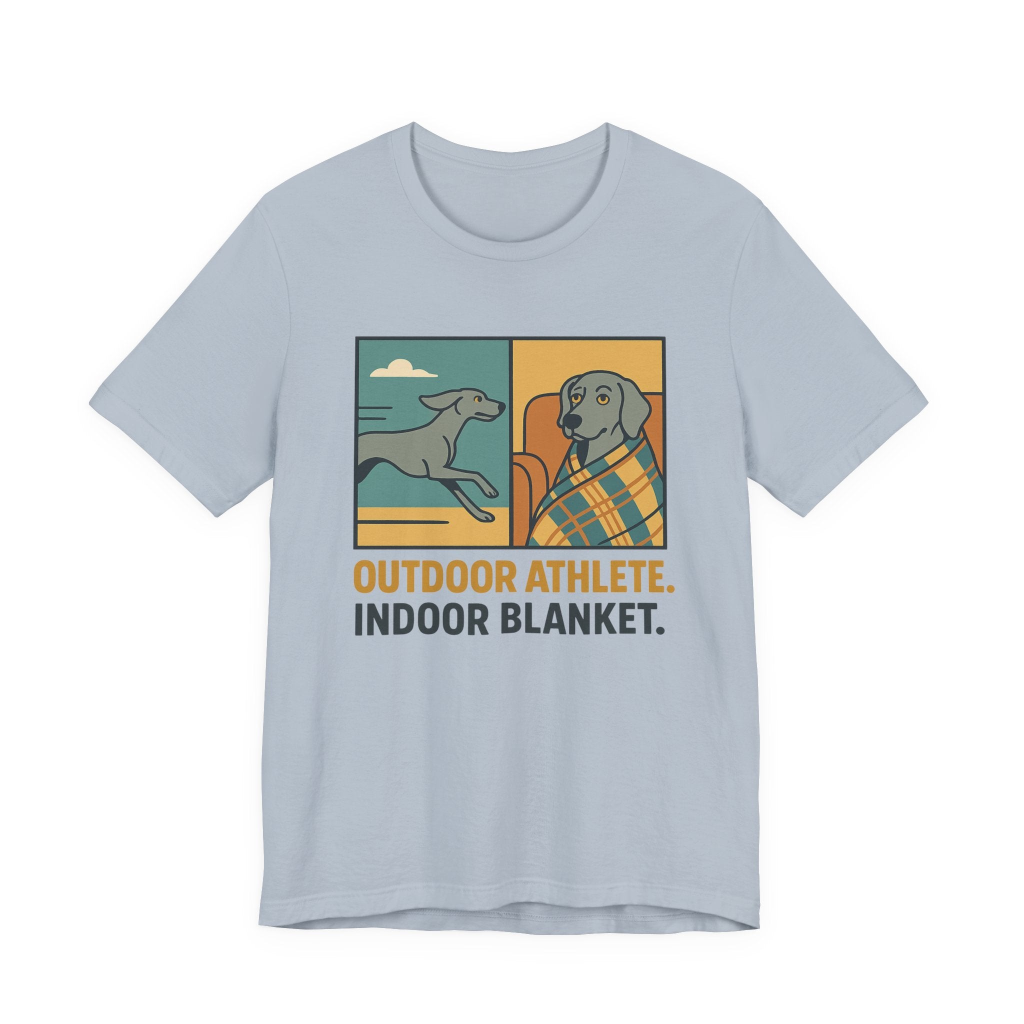 Weimaraner Outdoor Athlete Indoor Blanket Tee