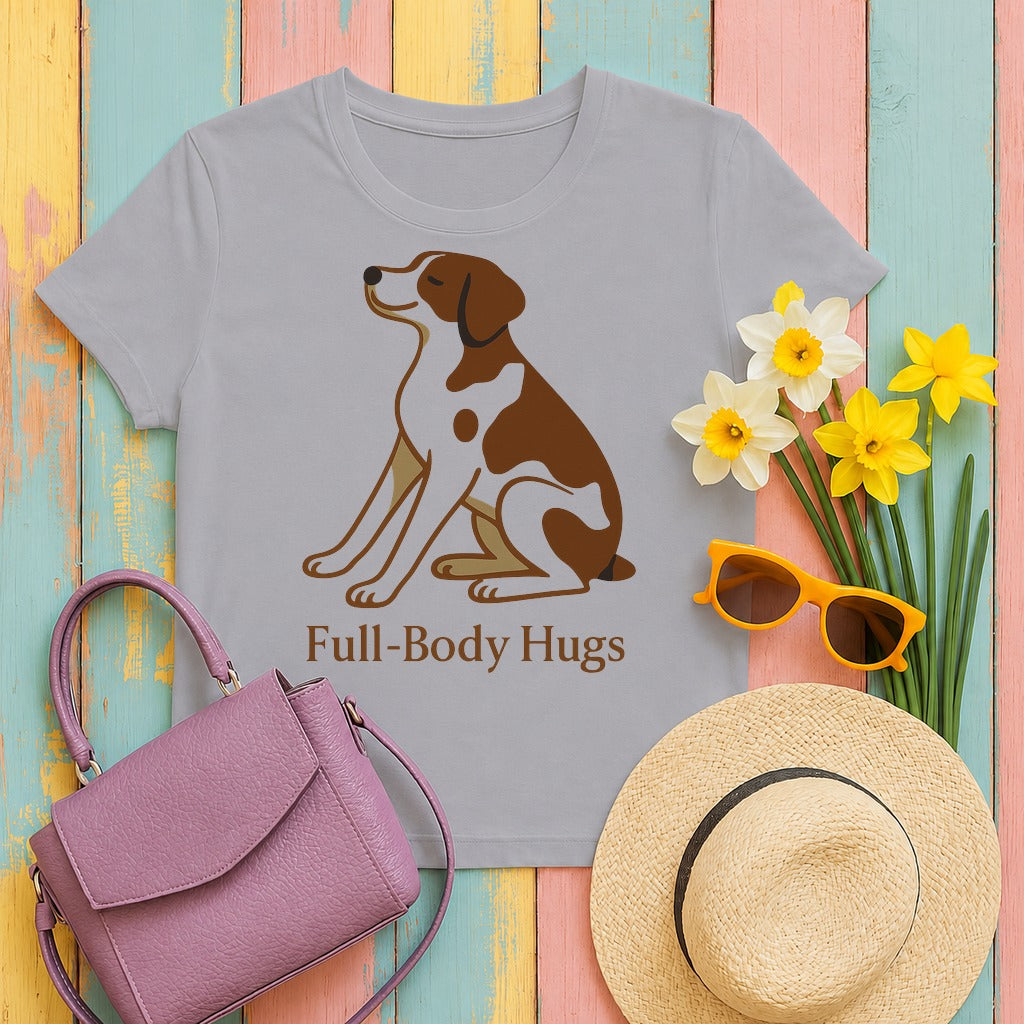 Brittany Spaniel Full-Body Hugs Tee