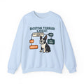 Boston Terrier Logic Flowchart Sweatshirt