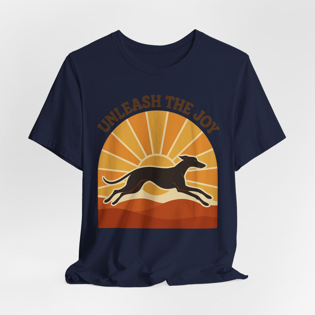 Greyhound Unleash the Joy Tee