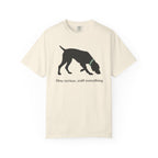 Stay Curious Sniff Everything Dog Graphic T-Shirt