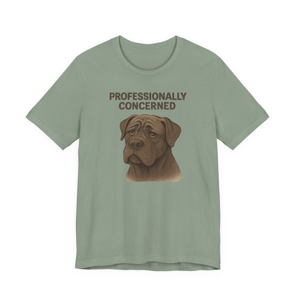 Cane Corso Professionally Concerned t-shirt, view 5