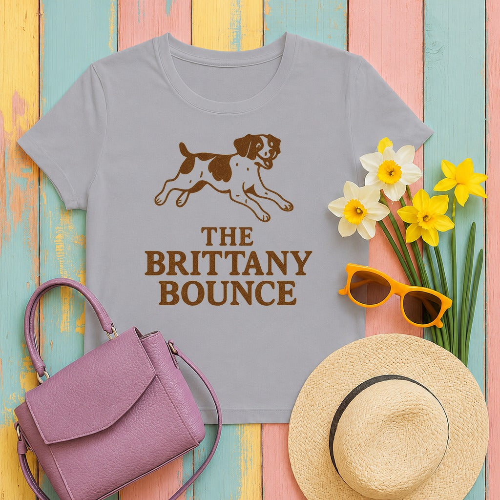 The Brittany Bounce T-shirt in Athletic Heather