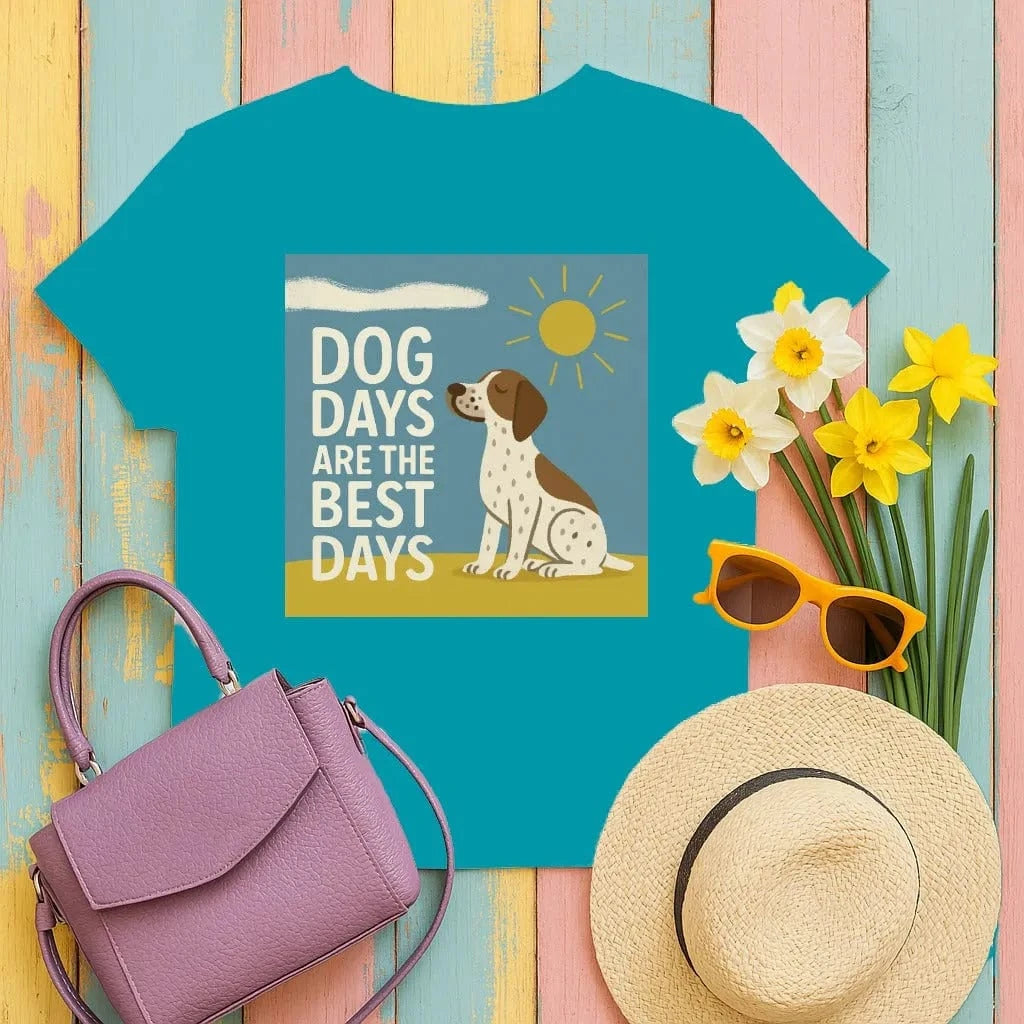 Dog Days Are the Best Days German Shorthaired Pointer T-Shirt T-shirt