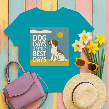Dog Days Are the Best Days German Shorthaired Pointer T-Shirt T-shirt