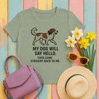 Kooikerhondje Comes Straight Back Tee