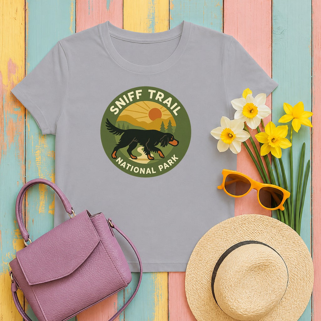 Gordon Sniff Trail National Park Tee in Athletic Heather
