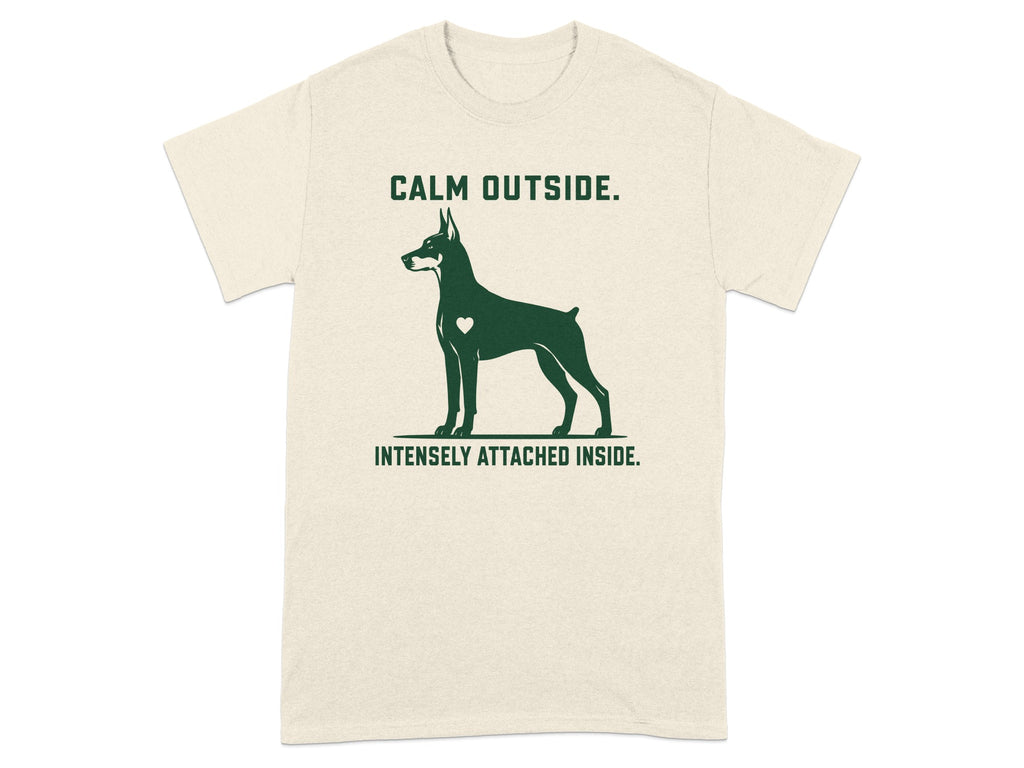 Calm Outside Doberman T-Shirt