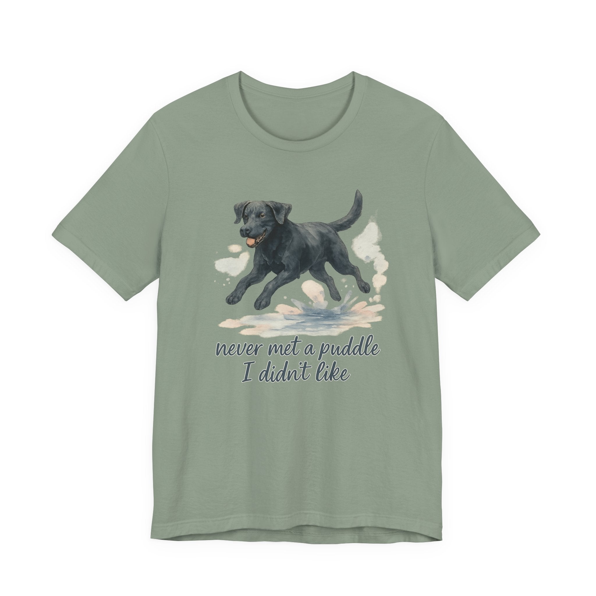 Black Lab Never Met a Puddle Tee
