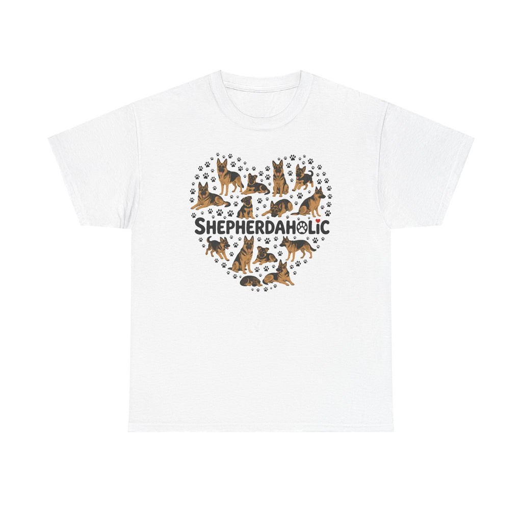 Shepherdaholic Heart German Shepherd T-Shirt