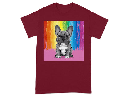 Colorful French Bulldog Design T-shirt product