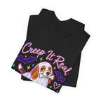 Beagle Creep It Real Y'all t-shirt in Black, folded