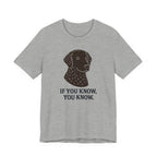 Curly-Coated Retriever If You Know You Know Tee