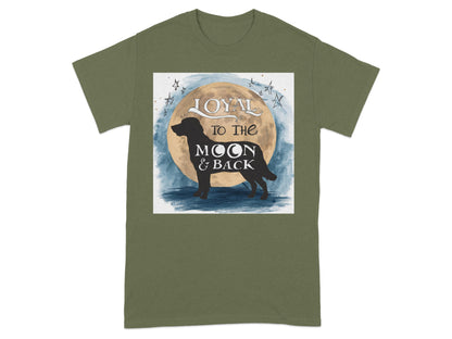 Loyal to The Moon and Back Dog Moon Design product type