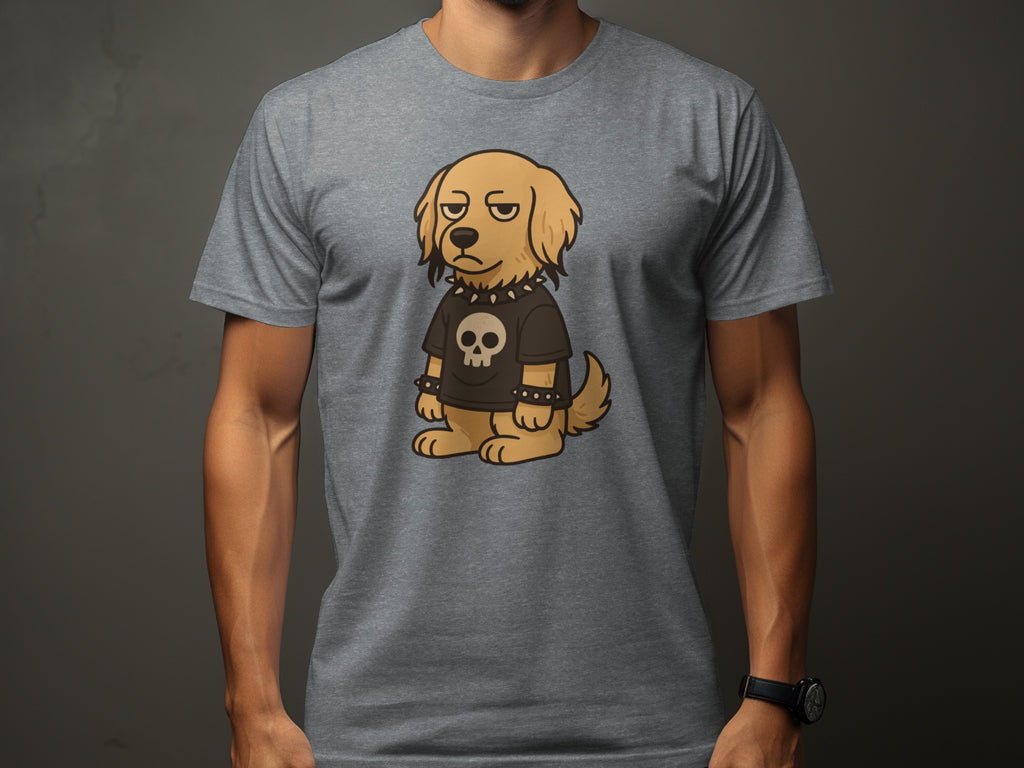 Cute Dog in Punk Outfit Graphic T-Shirt product