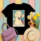 Endless Hunger Yellow Lab T-Shirt Black T-shirt