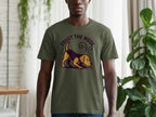 Green t-shirt with a beagle sniffing and text "TRUST THE NOSE".