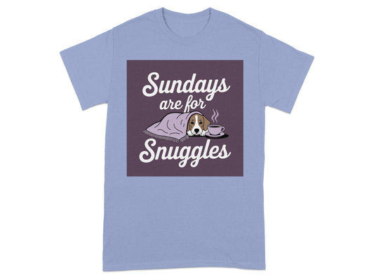 Sundays Are For Snuggles Graphic T-Shirt product