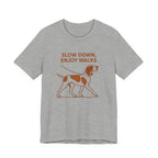 Bracco Italiano Slow Down Enjoy Walks Tee