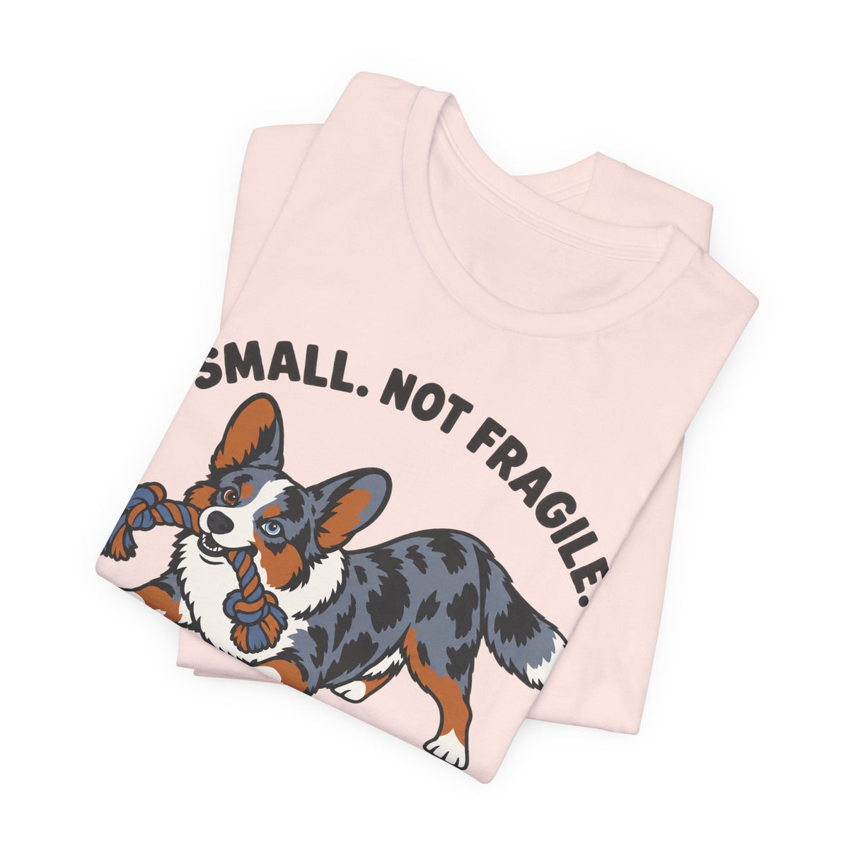 Small Not Fragile Corgi T-Shirt