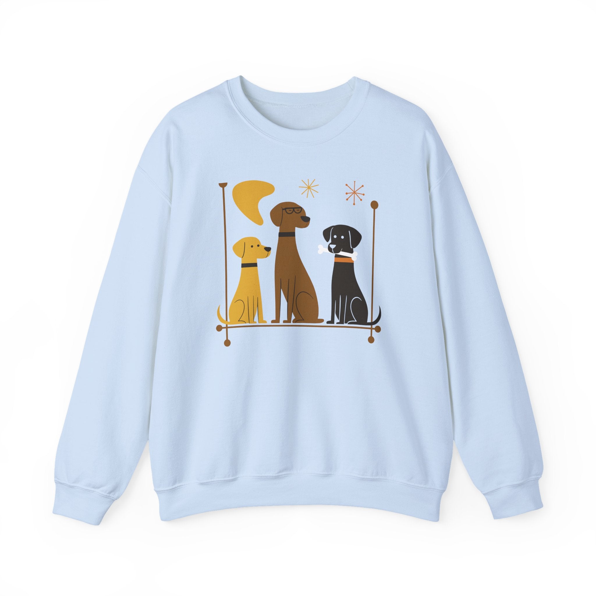 Retro Mid-Century Mod Labs sweatshirt, view 4