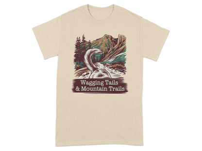 Wagging Tails and Mountain Trails Graphic T-Shirt product